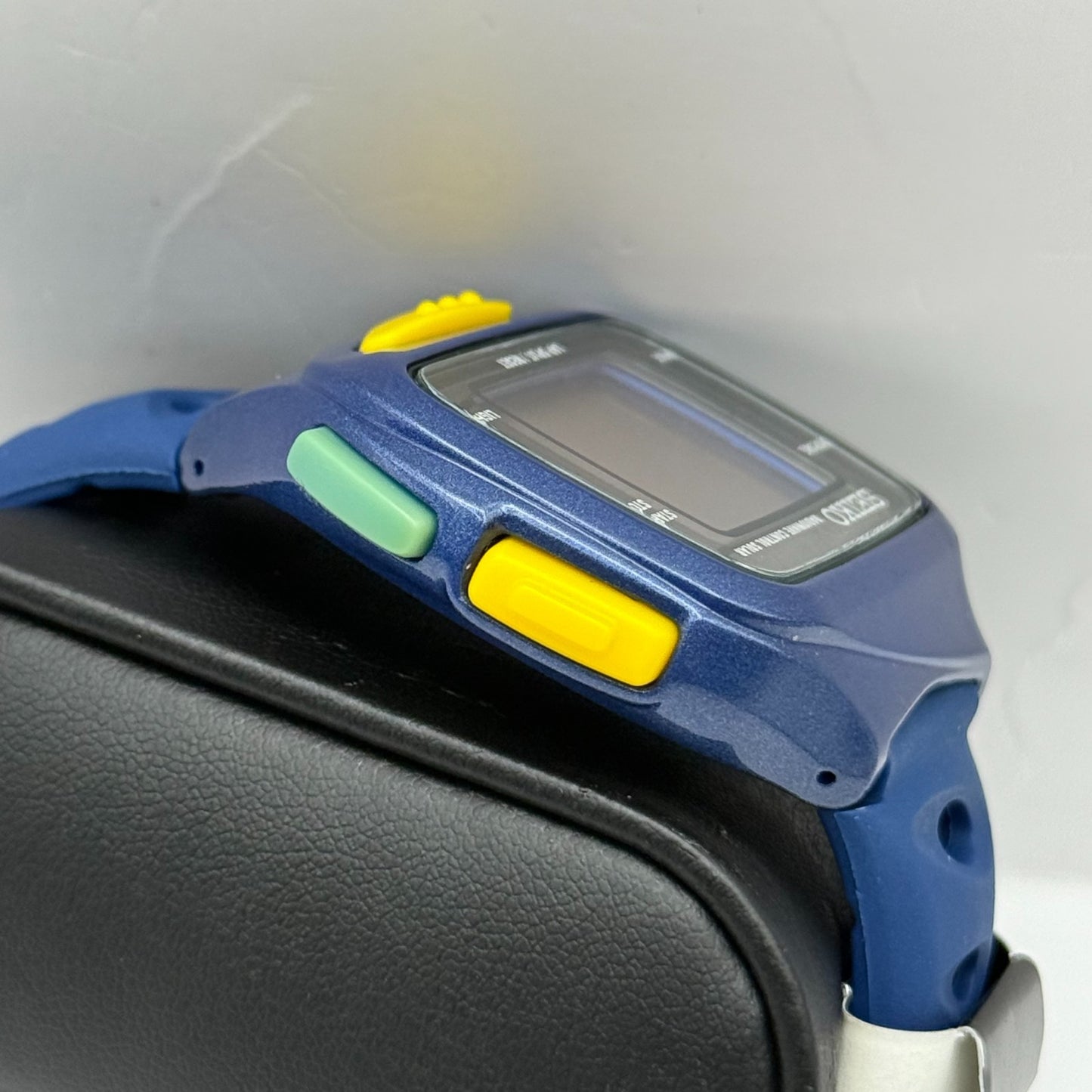 Seiko Super Runners Men's Blue Sports Radio Solar Quartz Watch 47mm PARTS REPAIR