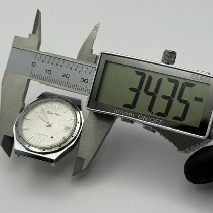 EB 870.111 Quartz Watch Nicole Paris Date Dial Swiss 33mm UNTESTED PARTS REPAIR