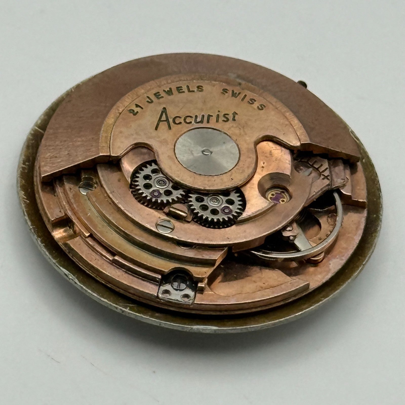 ETA 2451 Watch Movement Accurist Shockproof 21 Jewels Automatic Parts 28.5mm