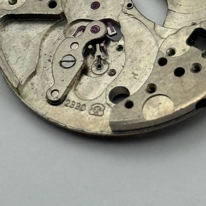 ETA 2390 Watch Movement Main Plate Manual Wind Vintage Swiss Parts Repair 25.9mm