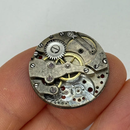 23.7mm Vintage AS 340 A Schild Partial Manual Wind Watch Movement PARTS REPAIR