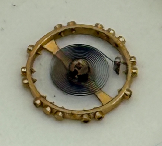 AS 976 1012 Balance Wheel Complete And Spring  532 M Watch Movement Parts NOS