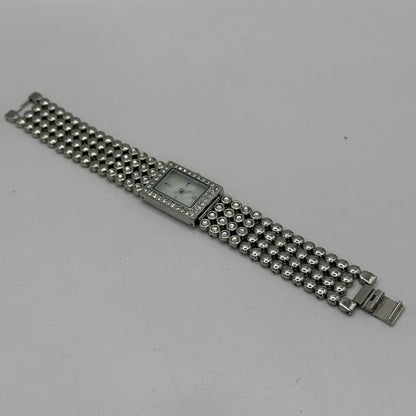 20mm Working Ladies Accessories New Look Silver Tone Jewelled M.O.P Quartz Watch