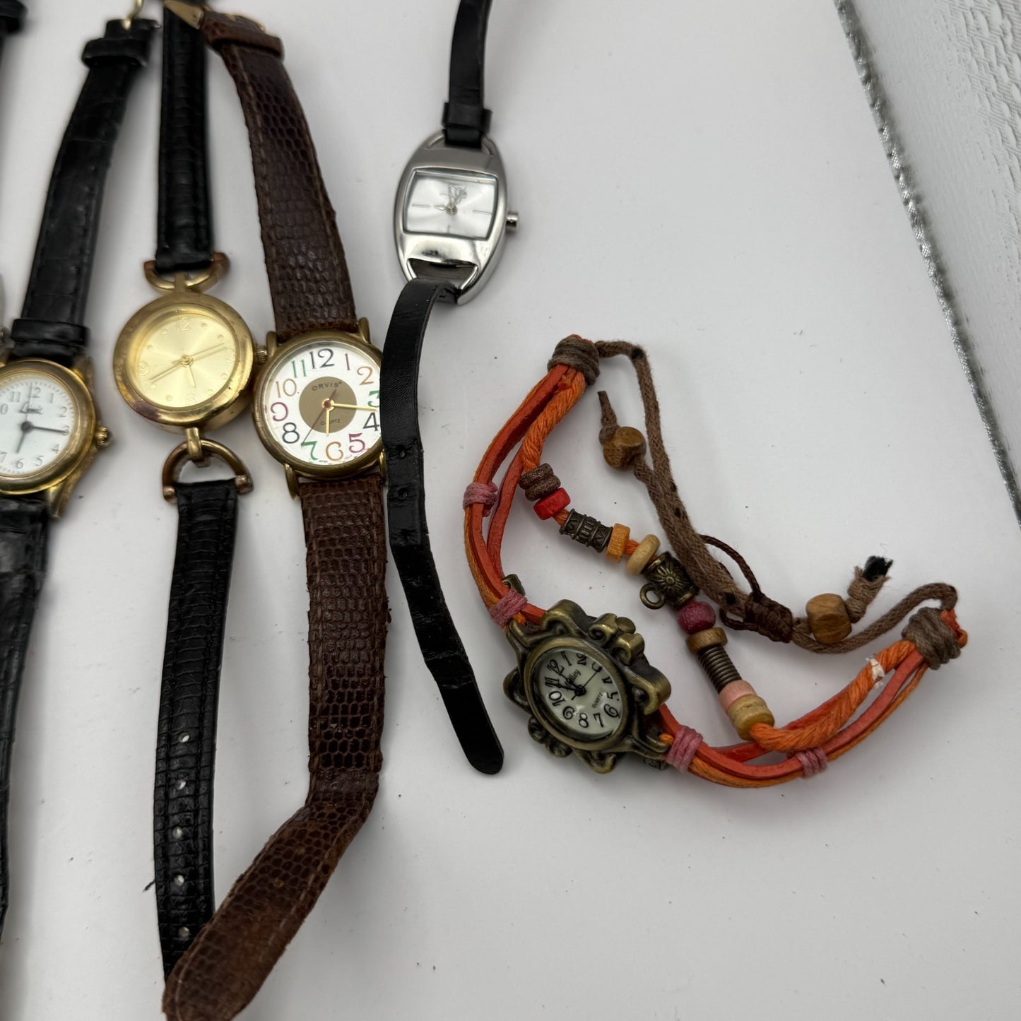Bundle Of 15 Quartz Watches Job Lot Modern / Vintage Untested Parts / Repair