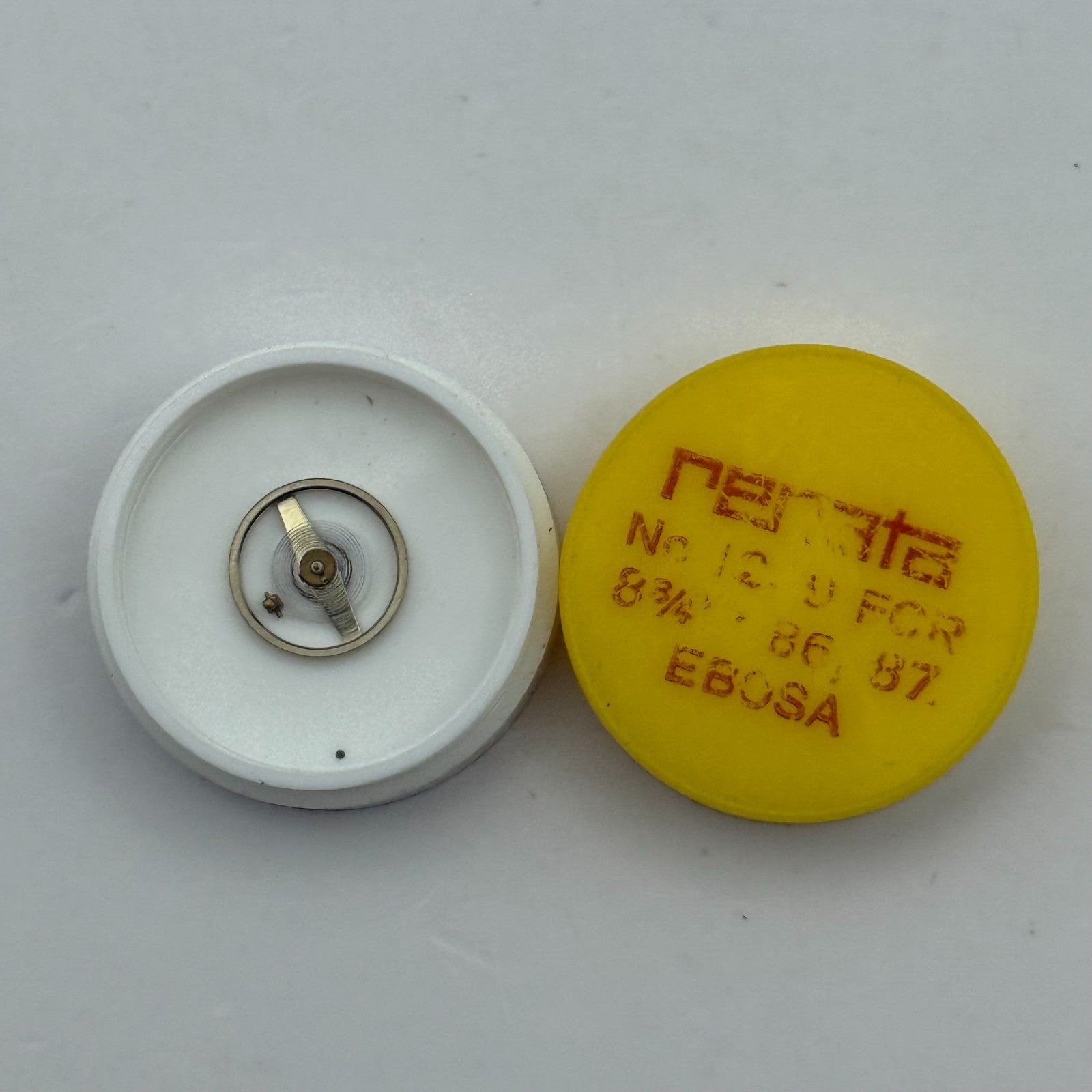 Ebosa 86 87 Balance Wheel Complete And Spring 8¾’’’  1249 Watch Movement Parts