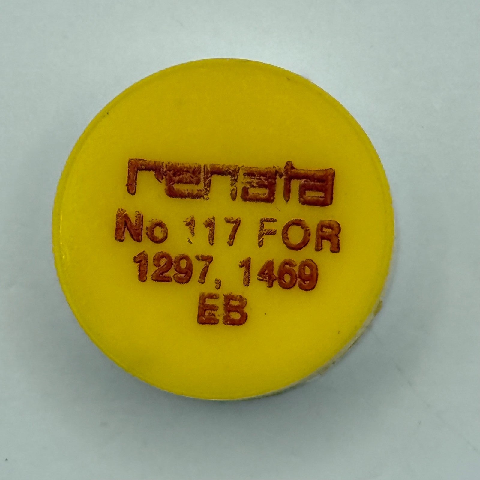 EB 1297 1469 Balance Wheel Complete And Spring  117 Watch Movement Parts NOS