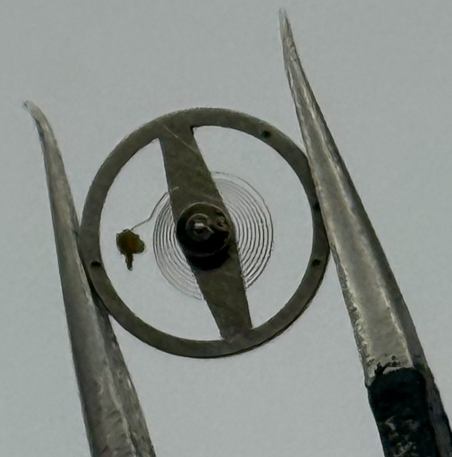 Brac 2021 Balance Wheel Complete And Spring  5¼’’’ 69 M Watch Movement Parts NOS