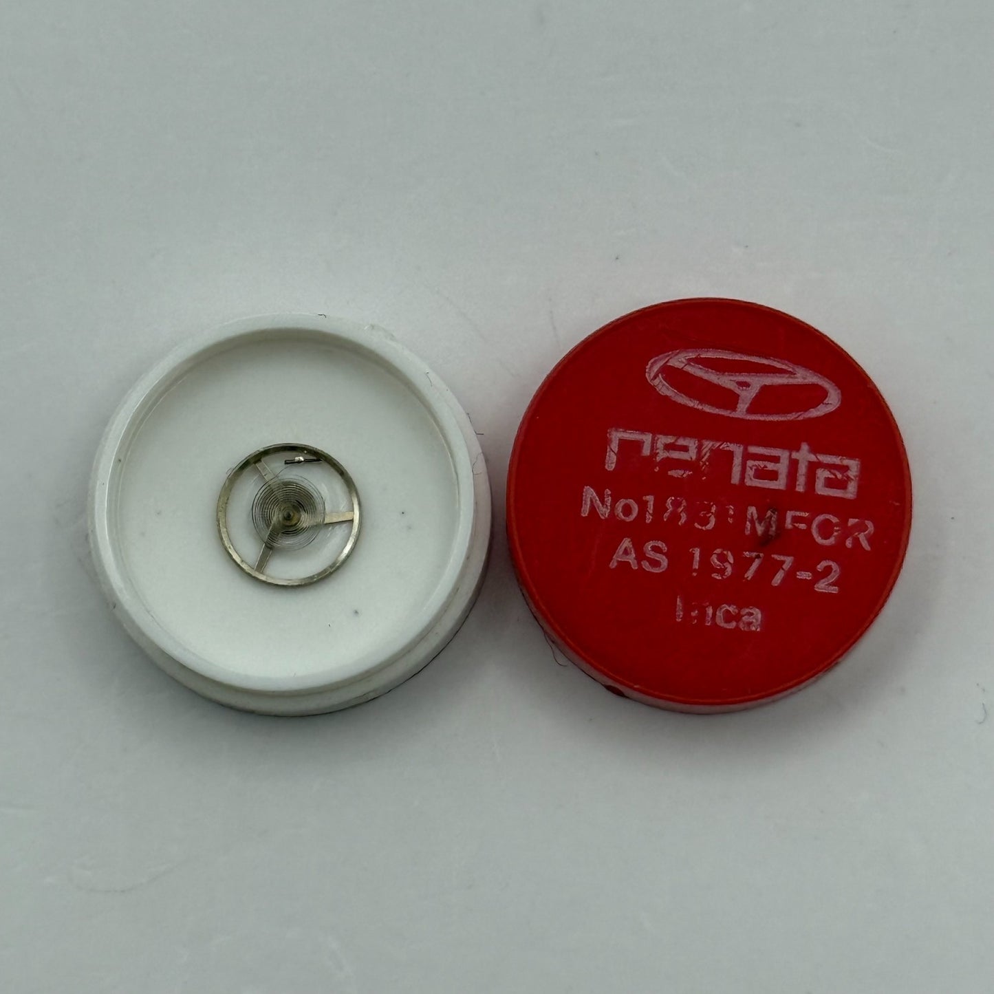 AS 1977-2 Balance Wheel Complete And Spring Inca 1831 M Watch Movement Parts NOS