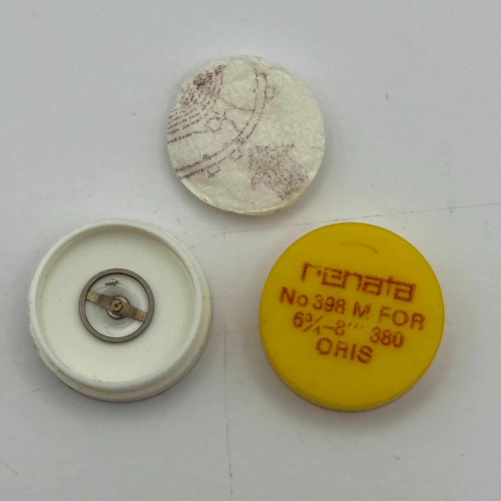 Oris 380 Balance Wheel Complete And Spring 6 3/4-8''' 398 M Watch Movement Parts