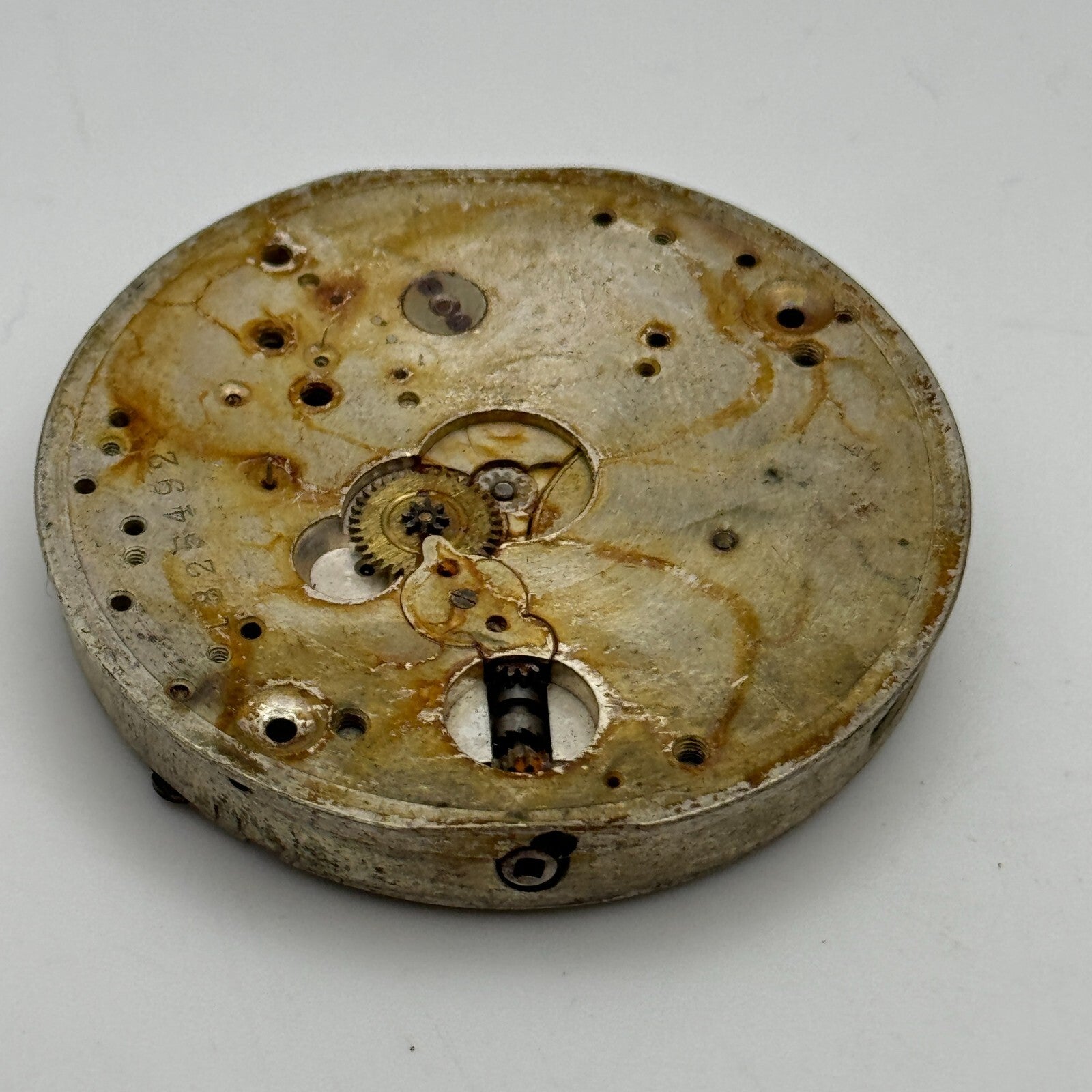 43.1mm Cyma Ref 998.a 15 Jewels Vintage Swiss Pocket Watch Movement PARTS SPARES