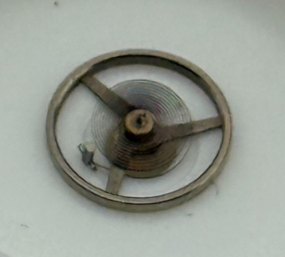 AS 1677 Balance Wheel Complete And Spring 5½’’’ 1225 M Watch Movement Parts NOS
