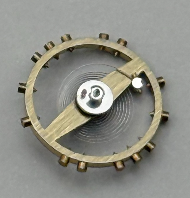 AS 970 Balance Wheel Complete And Spring Inca  28 M Watch Movement Parts NOS 