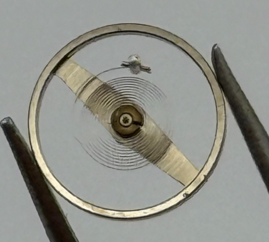 Amida 580 585 Balance Wheel Complete And Spring 1389 Watch Movement Parts 