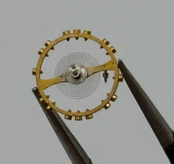 Felsa 4062 Balance Wheel Complete And Spring 1484 M Watch Movement Parts NOS