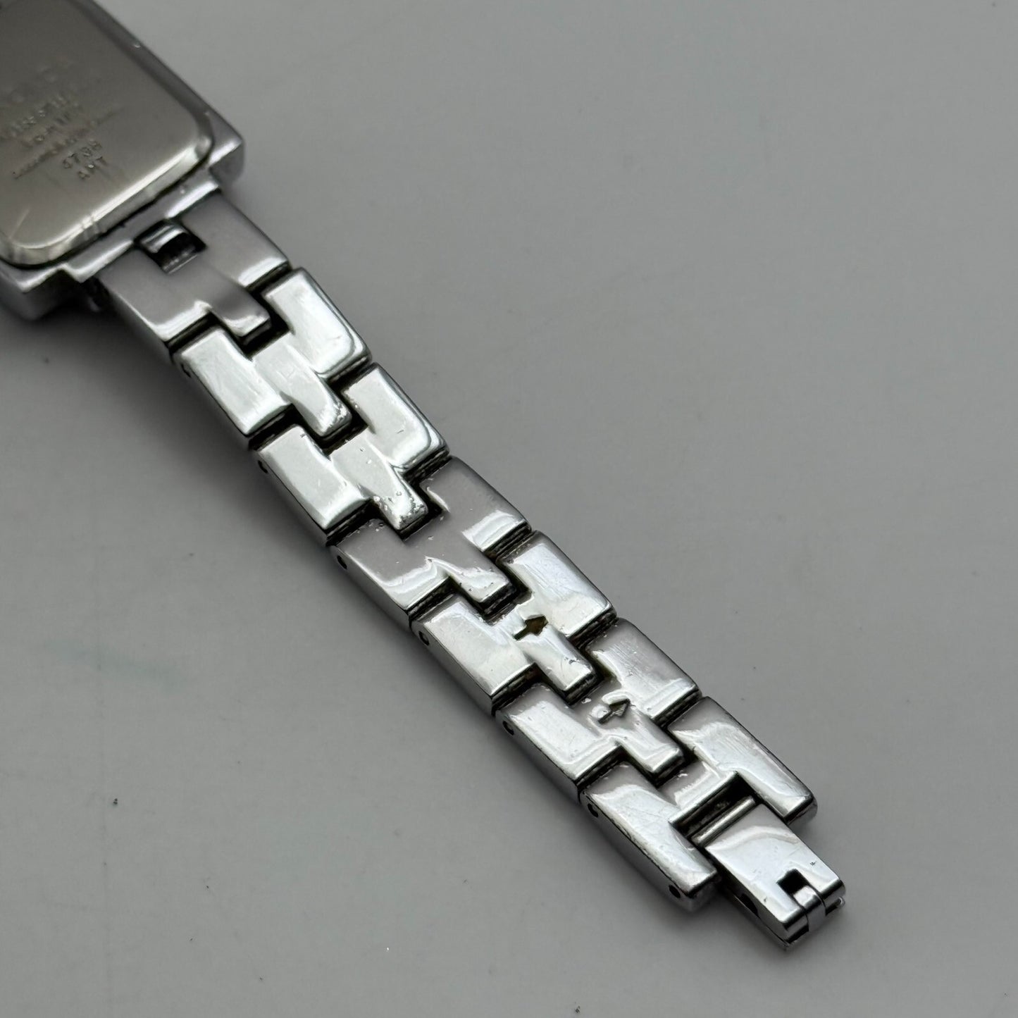 19mm Working Ladies Sekonda 4738 Jewelled Silver Tone Japan Quartz Watch 6 Inch