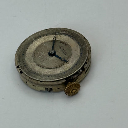 23.6mm Vintage Williams Twickenham V.W.C Trench Watch Movement Manual Wind PARTS