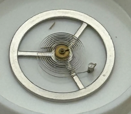 EB 1197 Balance Wheel Complete And Spring 10 1/2''' 109 M Watch Movement Parts