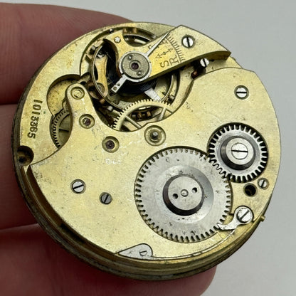 43.4mm Vintage Unidentified 1013385 Hunter Swiss Pocket Watch Movement PARTS