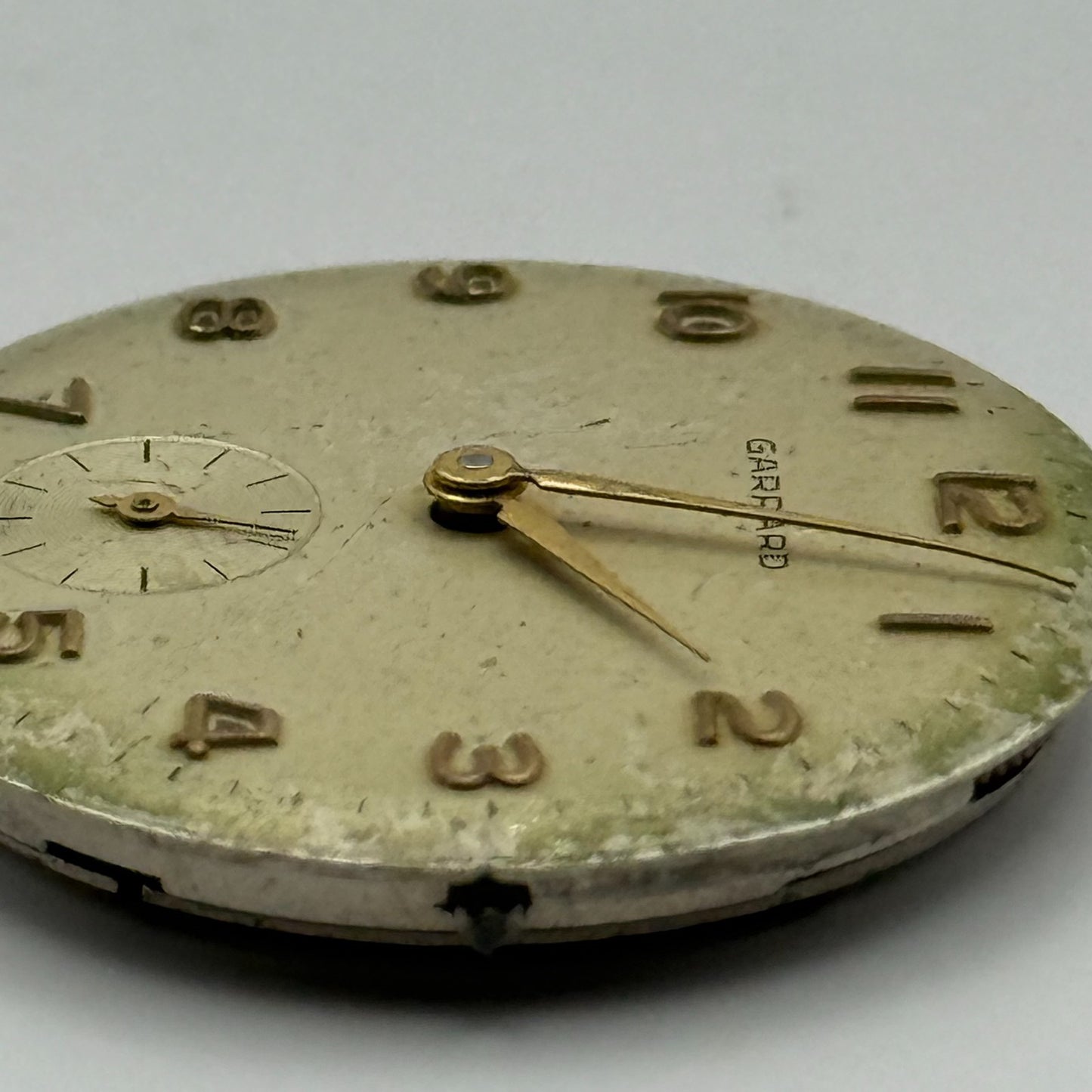 ETA 1120 Watch Movement Garrard Manual Wind Vintage Swiss Parts Repair 26.6mm