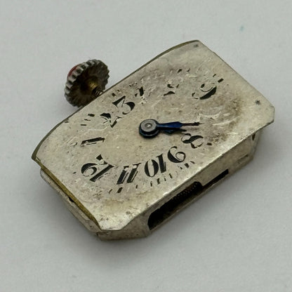 13mm Running Muro Watch Co Art Deco Manual Wind Red Crown Watch Movement PARTS