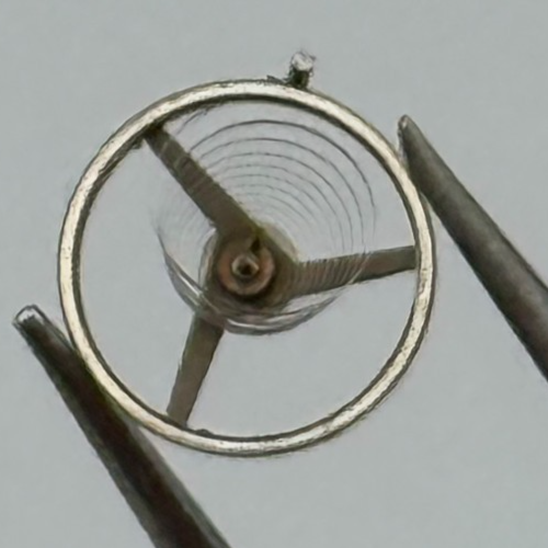 AS 1977 Balance Wheel Complete And Spring 5 1/2'''  1740 M Watch Movement Parts
