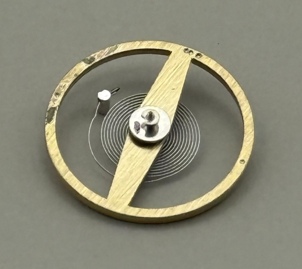 ST 1800 1805 Balance Wheel Complete And Spring Ord + Inca 1508 M Watch Parts NOS