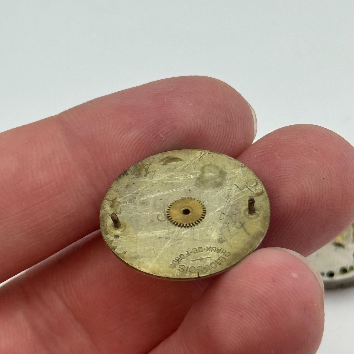 23.6mm GS Dubois SFG Manual Wind Watch Movement Vintage Swiss FOR PARTS SPARES