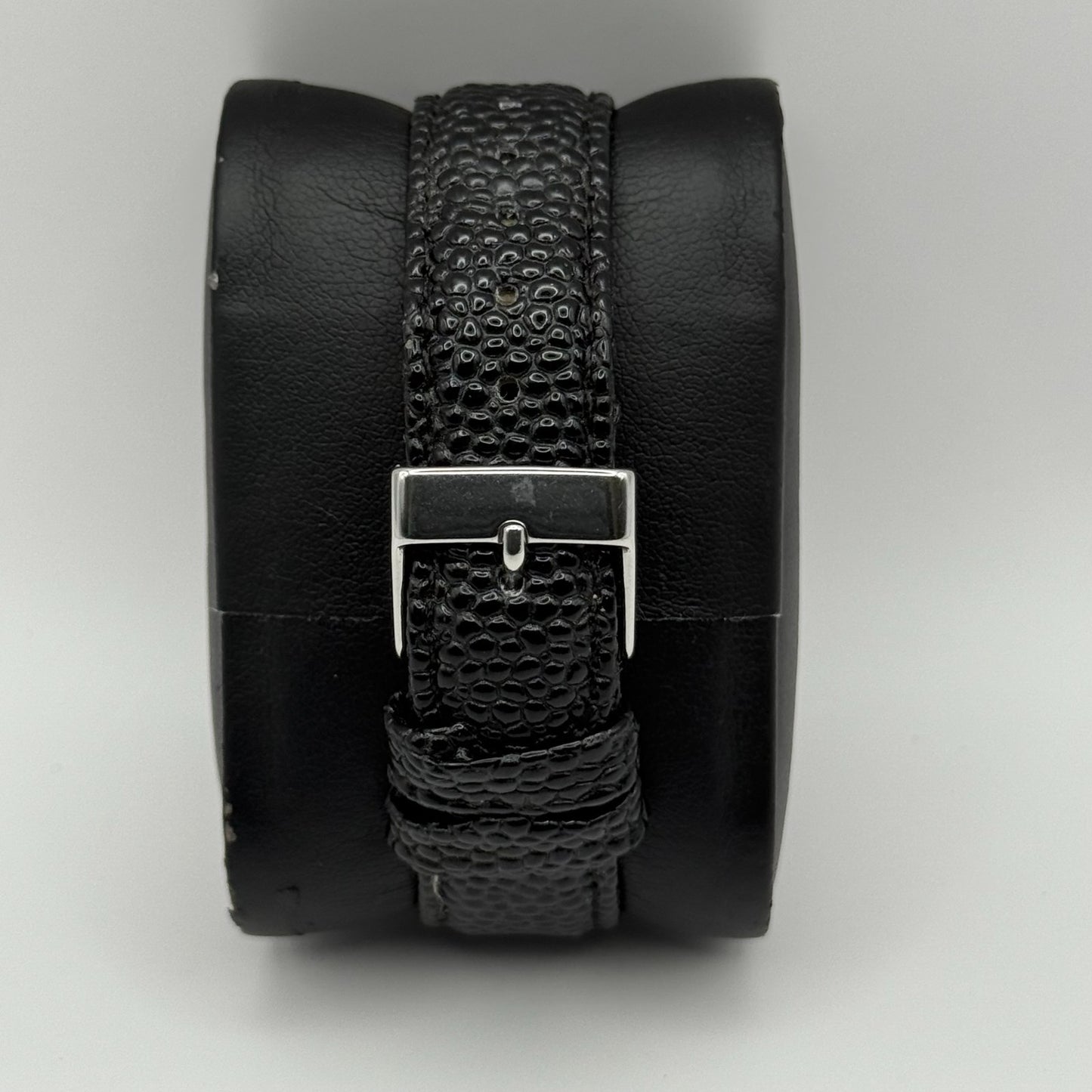 Ralph Klein CNL Ladies Quartz Watch Black Dial Crystal Bezel Working 29mm