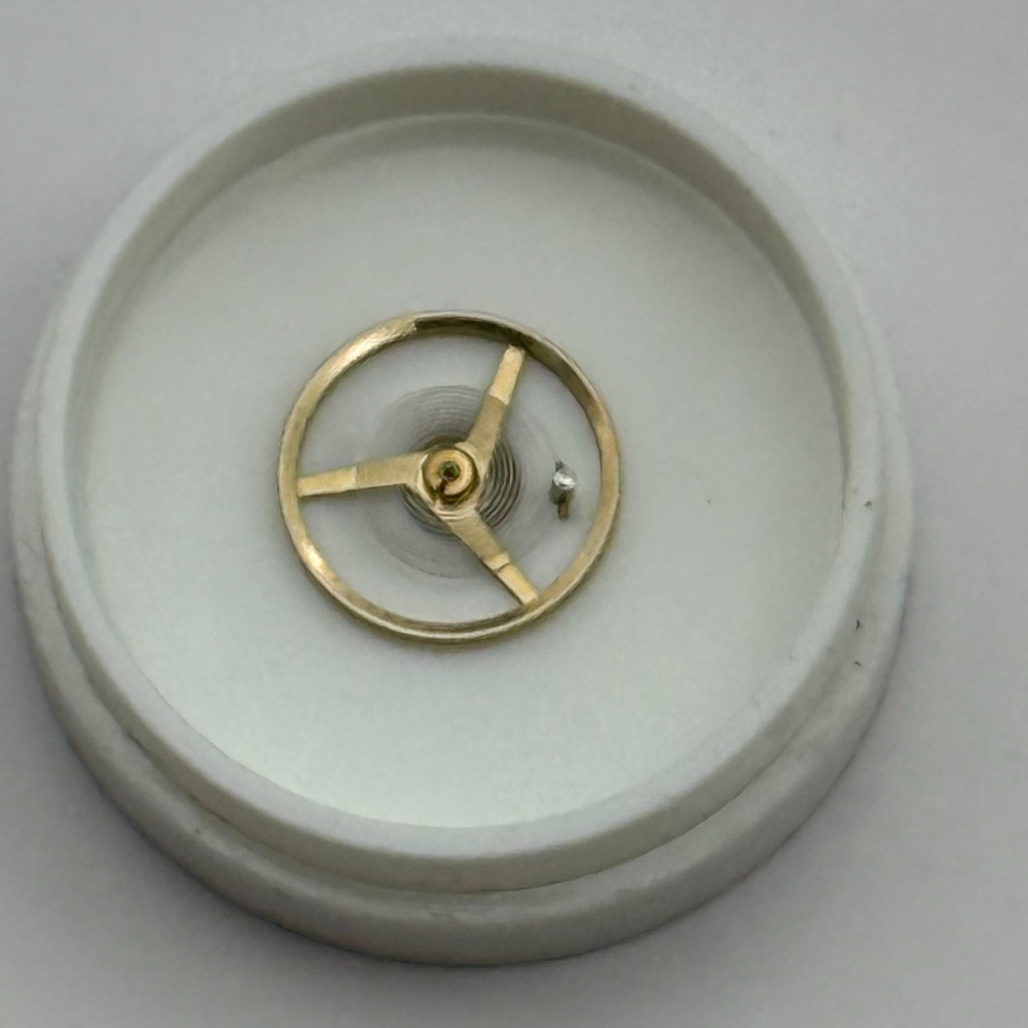 FHF 35-21 Balance Wheel Complete And Spring  Ord + Inca 1724 M Watch Parts NOS