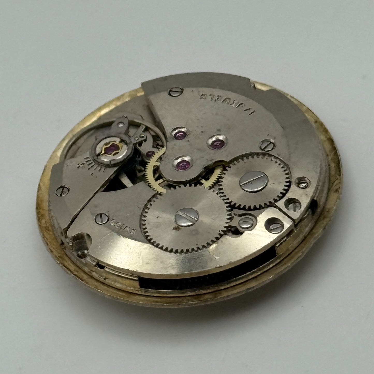 AS 1702/03 Watch Movement Date Rotary Manual Wind Vintage Swiss Parts 25.9mm