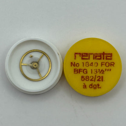 BFG 582/21 Balance Wheel Complete And Spring 13½’’’ 1840 Watch Movement Parts 