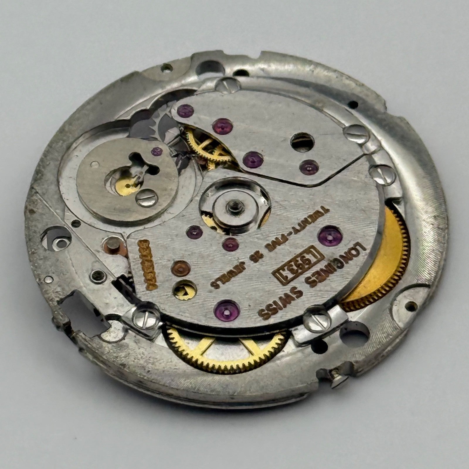 Longines L993.1 Watch Movement Automatic  15 Jewels Swiss Vintage Parts 25.9mm