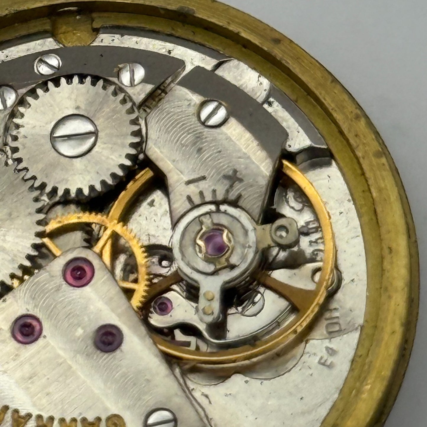 Garrard ETA 2391 Watch Movement Manual Wind Vintage Swiss Parts Repair 30.3mm