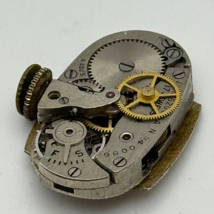 Elgin Grade 620 Watch Movement De Luxe Sweep Seconds 1951 21/0s American Parts