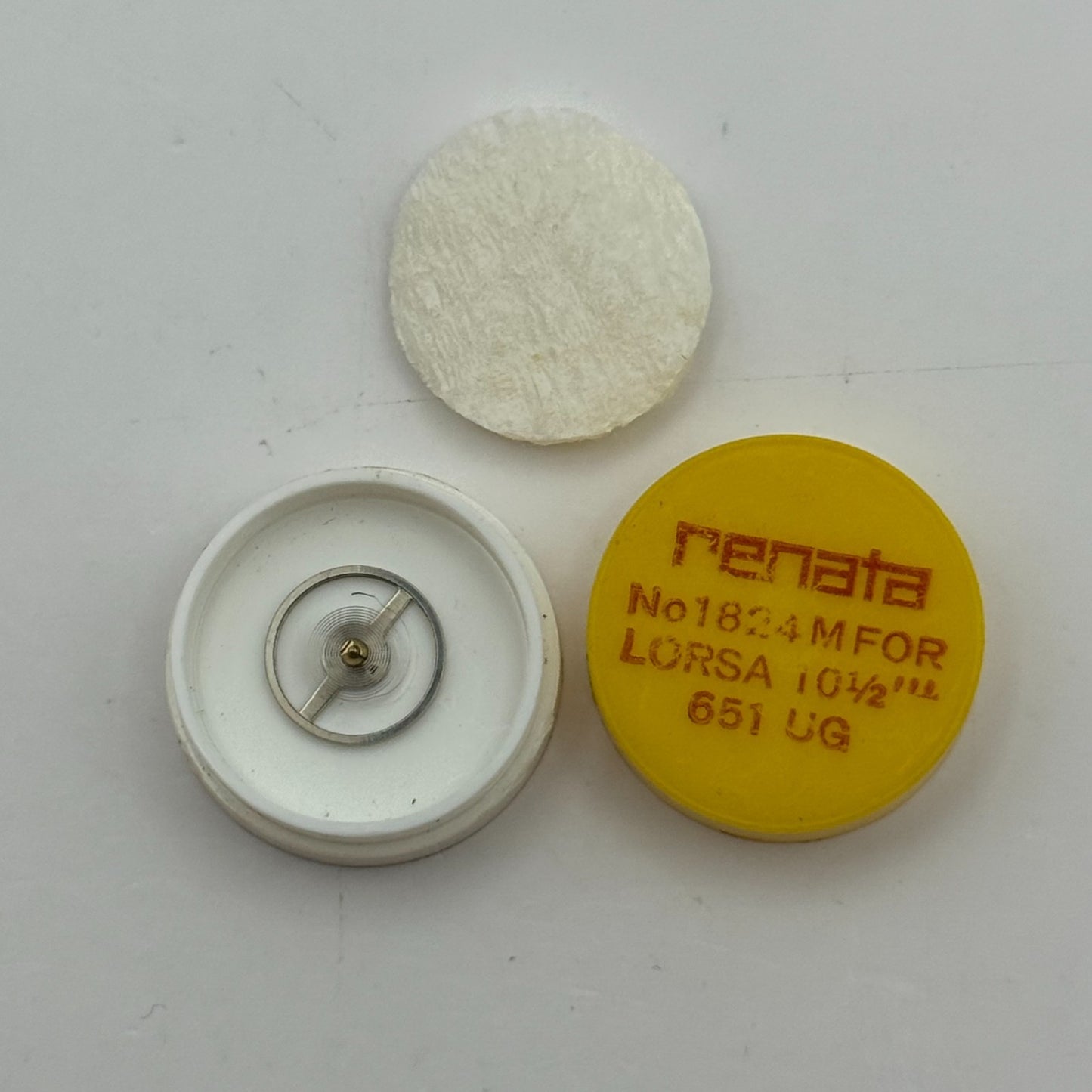 Lorsa 651 UG Balance Wheel Complete And Spring 10½’’’ Watch Movement Parts 