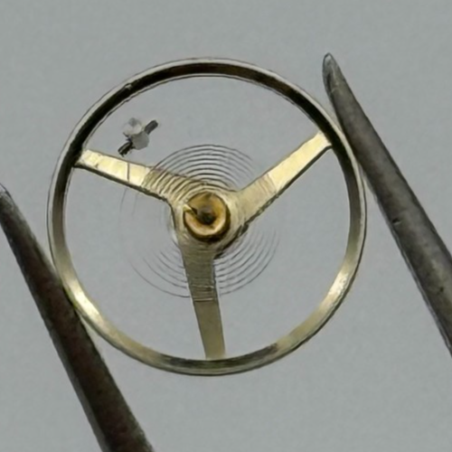 FEF 6660 Balance Wheel Complete And Spring Ord + Inca 1711 Watch Movement Parts