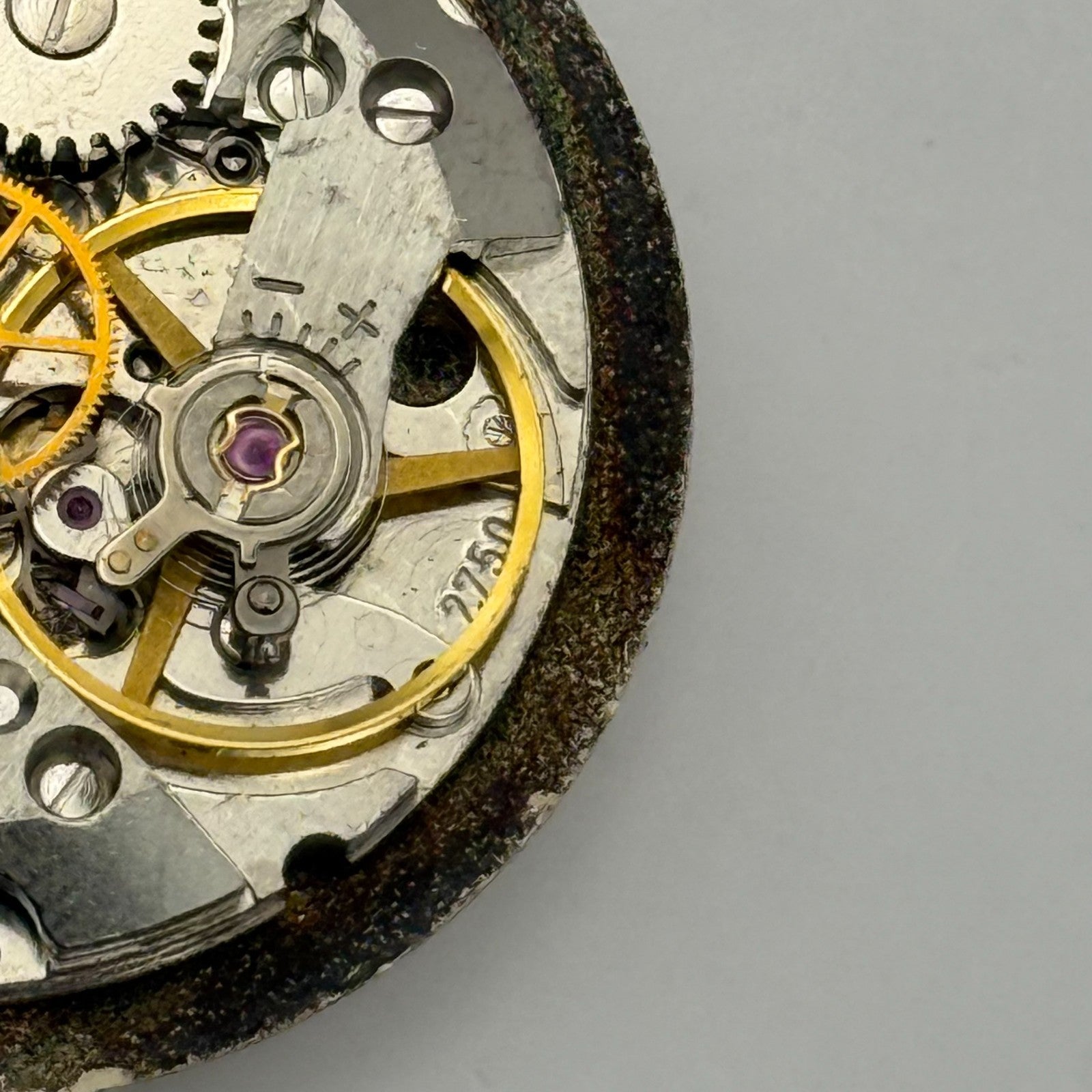 ETA 2750 Watch Movement Cyma By Synchron Manual Wind Vintage Parts Repair 25.4mm