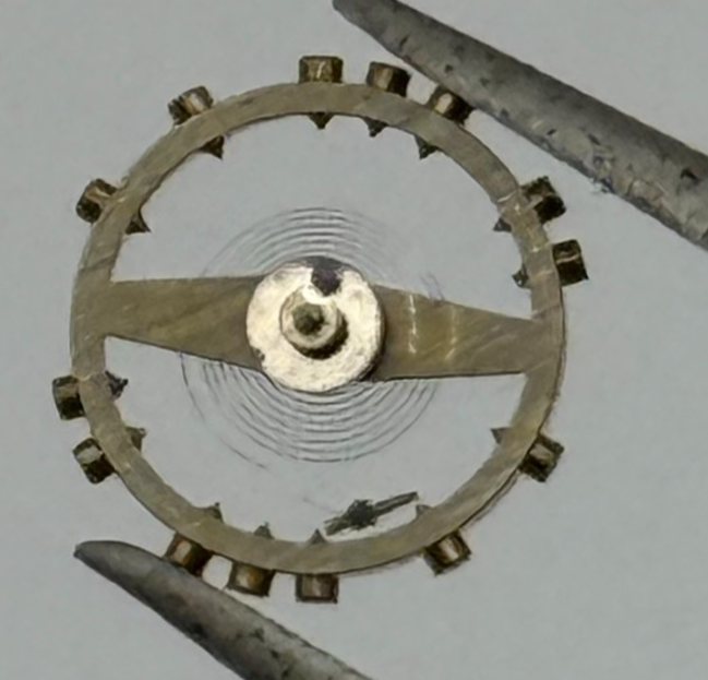 AS 1677 Balance Wheel Complete And Spring  5½’’’ 1225 M Watch Movement Parts NOS