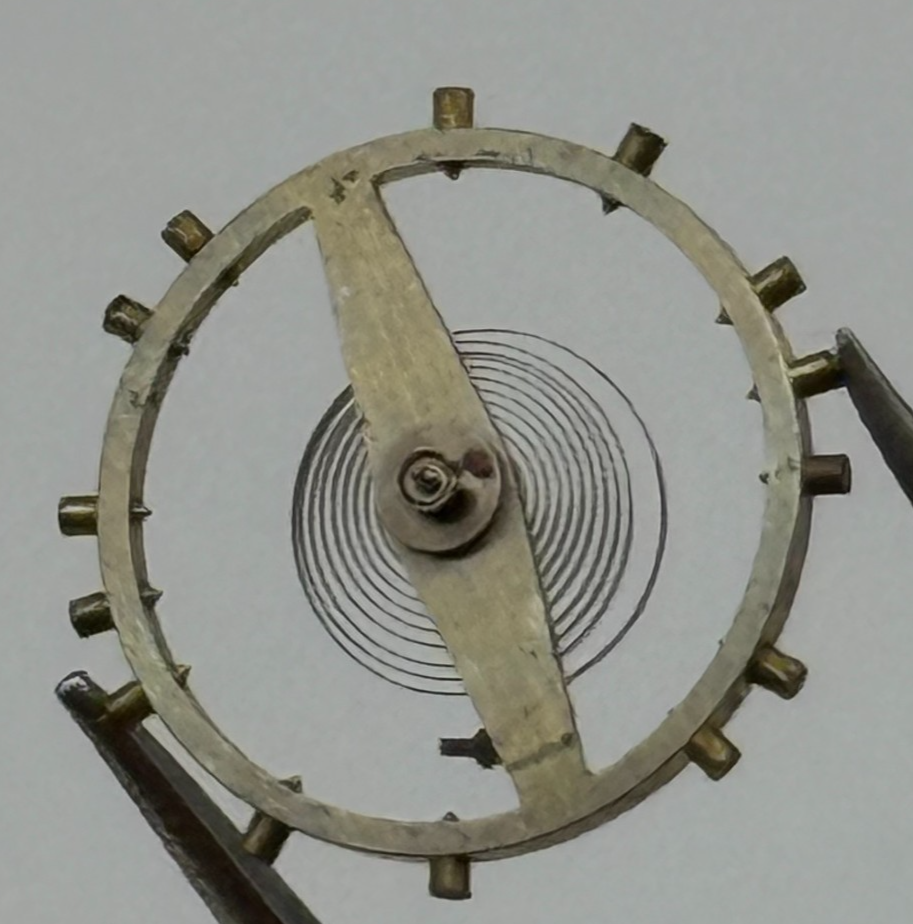 FHF 27 Balance Complete 12’’’ Renata Watch Movement Parts Vintage NOS