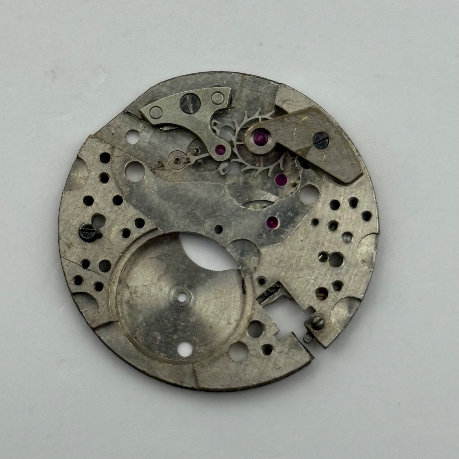 AS 1002 Watch Movement Manual Wind Vintage Swiss Incomplete Parts Repair 25.9mm