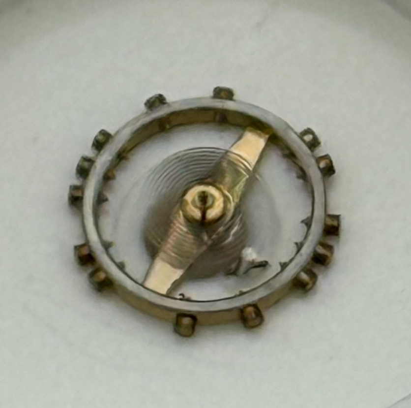 AS 1677 Balance Wheel Complete And Spring Inca 1224 M Watch Movement Parts NOS