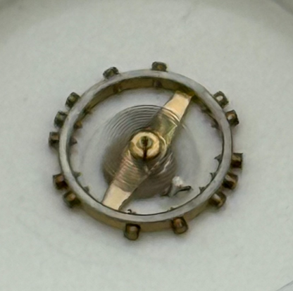 AS 1677 Balance Wheel Complete And Spring Inca 1224 M Watch Movement Parts NOS