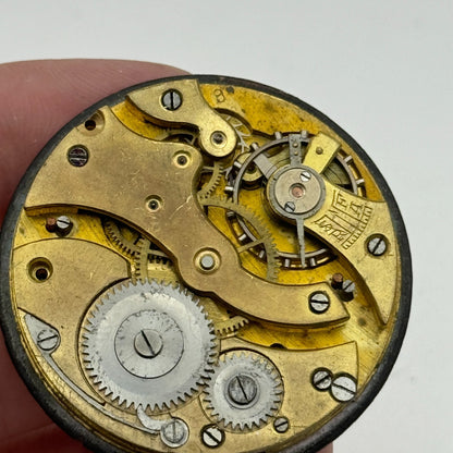 43.2mm Vintage Open Face Sub Seconds Balance Ok Pocket Watch Movement PARTS