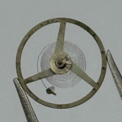 FEF 371 Balance Wheel Complete And Spring 6 3/4-8''' 1572 M Watch Movement Parts