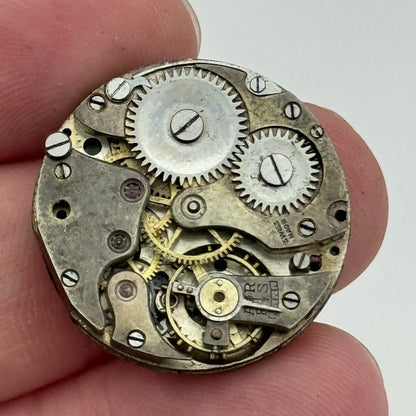 24.8mm Swiss Porcelain Dial Red 12 Trench Manual Wind Watch Movement PARTS