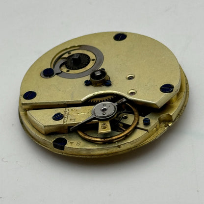 36.3mm Antique Unidentified Key Wound Pocket Watch Movement PARTS REPAIR SPARES