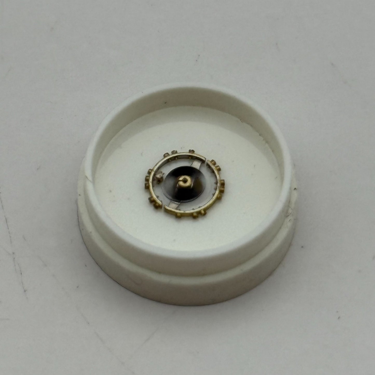 FHF 159 Balance Wheel Complete And Spring 3-10''' 190 M Watch Movement Parts NOS