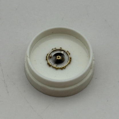 FHF 159 Balance Wheel Complete And Spring 3-10''' 190 M Watch Movement Parts NOS