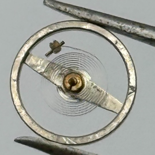 Oris 380 Balance Wheel Complete And Spring 6 3/4-8''' Watch Movement Parts 