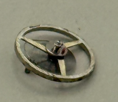 FHF 60 Balance Wheel Complete And Spring  Watch Movement Parts NOS